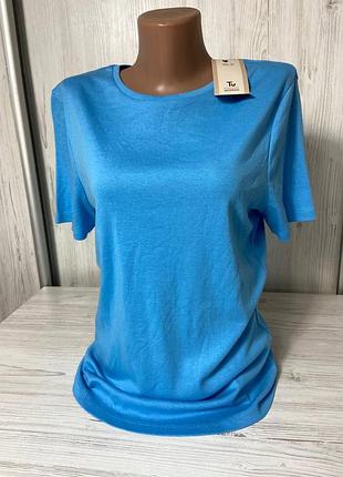 Футболка женская из 100% хлопка от британского бренда tu размер 16💞