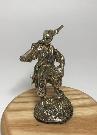 Статуэтка из бронзы, фигурка из бронзы, статуэтка "козак", скульптура из бронзы, фигурка бронзовая, "охотник"