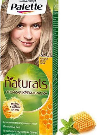 Краска для волос palette naturals 9-1 холодный светло-русый 110 мл (4015100205763)