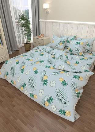 Ананас серый, бязь (полуторный) сімейний