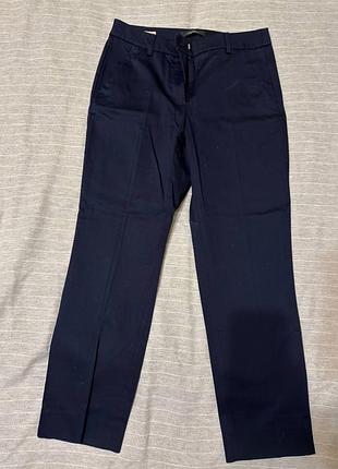 Брюки костюмные темно синие maxmara