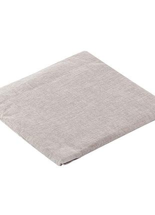 Лляна наволочка 40х40 см., сіра