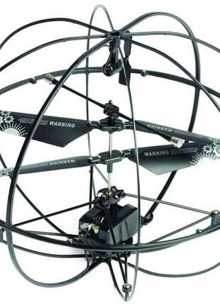 Радиоуправляемый вертолет-шар happy cow ufo robotic no.777-286 черный