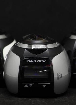 360 ° action camera+батарея в подарок! , wifi, 4к, 2448p fhd, экран
