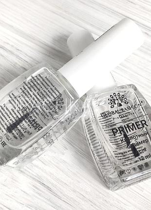 Кислотний праймер для нігтів та гель-лаку global fashion acid primer, 12 мл