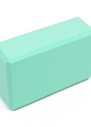 Йога блоки - цегла для йоги, опорний блок для фітнесу, йога-блок, кубик (eva) кольори в асортименті