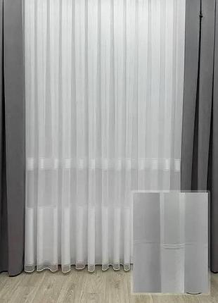 Тюль бамбук в полоску. тюль на бамбуковой основе с полосками