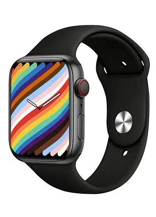 Смарт-часы t900 pro max чёрный watch 7 series часы-смарт фитнес браслет smart watch