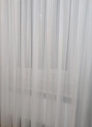 Тюль однотонна