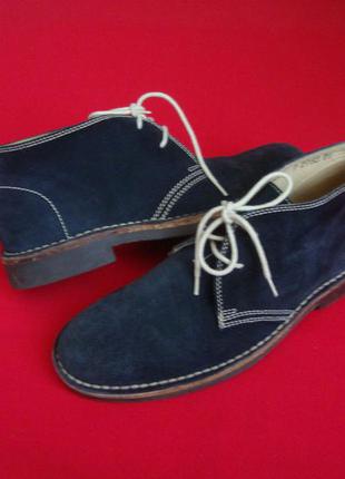 Ботинки charles tyrwhitt натур замша 42- 43 разм