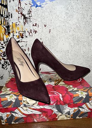 Туфлі miamay замшеві на підборах 37 розмір