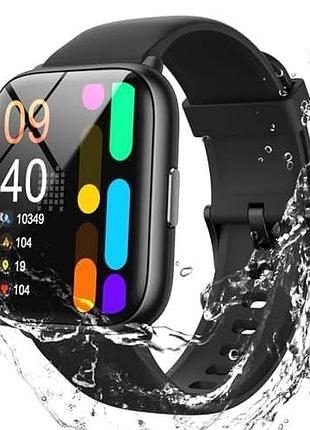 Смарт-годинник жіночий celestia black з моніторинг здоров'я та два ремінці в комплекті