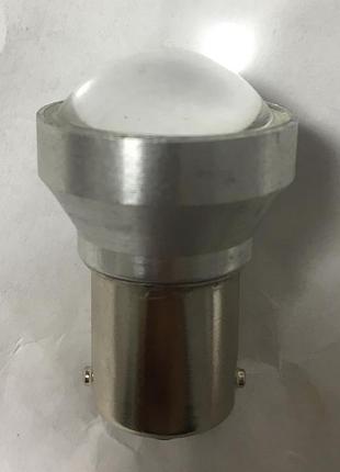 Светодиодная лампа т15 с линзой, одноконтактная, 6 smd , белый , 12-24v, led