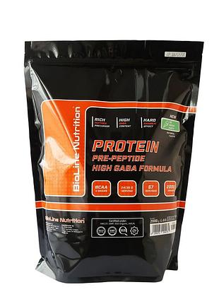 Сывороточный протеин 80% bioline nutrition. 2 кг карамель, дой-пак