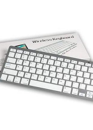 Bluetooth бездротова мініклавіатура bk 3001 silver