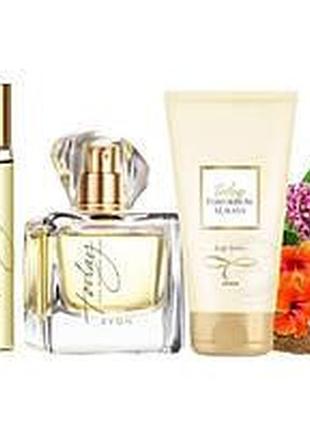 Avon today, парфумний набір для жінок від ейвон, аромат 10мл,50 мл,лосьон для тіла 125мл.