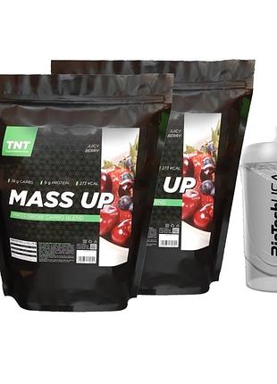 Набір mass up gainer (5 кг) з шейкером у подарунок