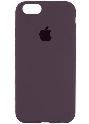 Чохол silicone case full protective (aa) для apple iphone se (2020) блакитний / blue фіолетовий / elderberry