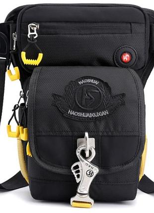 Сумка поясная набедренная mackros sp5501 объем 6 л черная