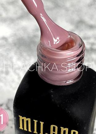 Камуфлирующая цветная база milano cover rubber base №11, 12 мл