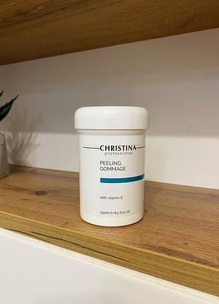 Розлив! пілінг-гоммаж для всіх типів шкіри christina peeling gommage with vitamin e