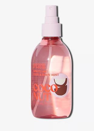 Спрей міст для тіла coconut від victoria's secret pink