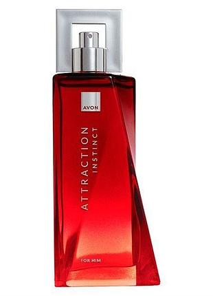 Avon attraction instinct, туалетна вода для чоловіків єйвон, 75 мл.