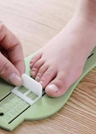 Линейка-стелька для измерения ступней малыша, измеритель размера обуви для ребенка, стопомер