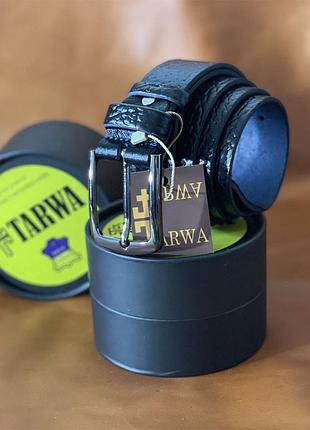 Синій ремінець шкіряний флотар tarwa a13562-27 ширина 35мм