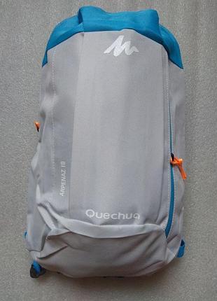 Рюкзак quechua arpenaz серый с синим 10 л