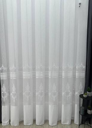 Тюль бамбук в полоска. тюль на бамбуковой основе с полосками