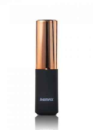 Power bank remax lip max rpl-12 2400 mah (колір чорно-золотий)