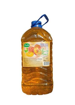 Мыло жидкое с глицерином тм "диво" с ароматом персика объемом 5 литров