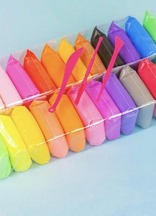 Повітряний пластилін, 24 шт