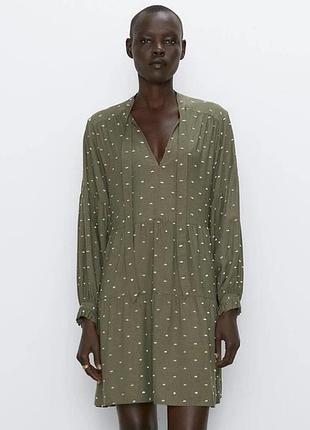 Платье миди женское zara 07484174505 s