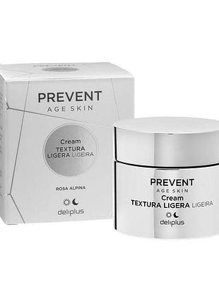 Крем для лица deliplus против морщин для зрелой кожи prevent age skin with alpine rose 50мл