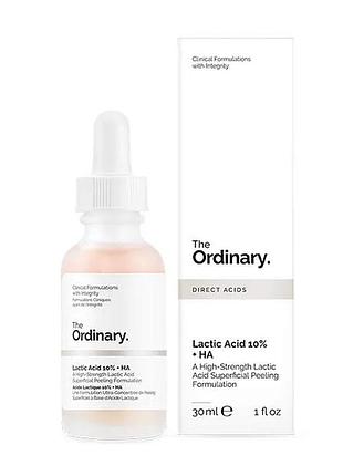 The ordinary - lactic acid 10% + ha -пилинг с 10% молочной и гиалуроновой кислотой