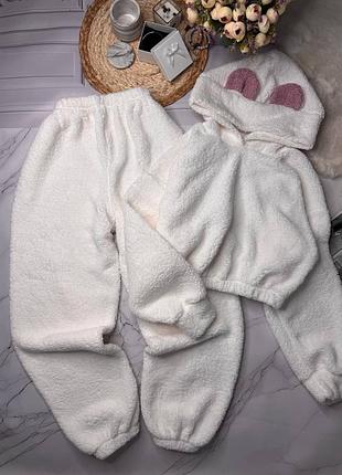 Махровая пижама с ушками