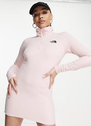 Пудрова спортивна сукня the north face оригінал на флісі
