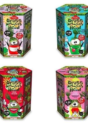 Набір для креативної творчості "grass monsters head" - це куточок живої природи у вас на підвіконні.