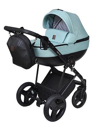 Детская коляска 2 в 1 angelina kapris бирюзовая color 3