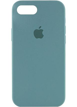 Чохол silicone case full protective (aa) для apple iphone 6/6s (4.7") зелений / light cactus