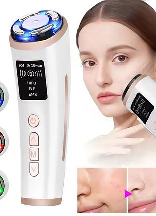 Аппарат hifu rf liftpro многофункциональный антивозрастной массажер для лица с микротоками