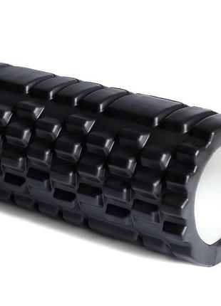 Массажный ролик standard черный (валик, роллер) мфр, 33 см черный