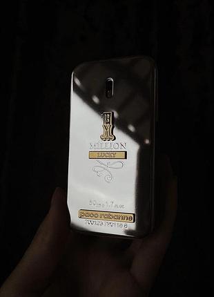 Оригинал paco rabanne 1 million lucky тестер 50мл мужской парфюм (пако рабан уан миллион лаки)