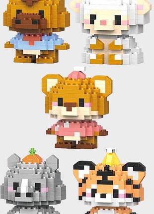 Конструктор в стиле lego «зверята»