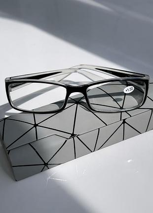 Очки для чтения, готовые диоптрические линзы, пластиковая оправа