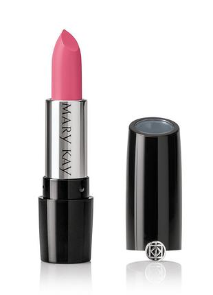 Гелева матова помада mary kay фірмовий рожевий/trademark pink (напівматовий)
