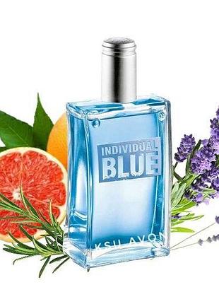 Мужская туалетная вода avon individual blue, 100 мл (индивидуал блу эйвон)