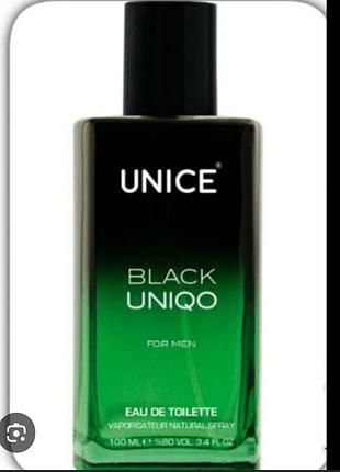 Парфумована вода black uniqo unice блек юніко юнайс блэк юнико зелёный 100мл